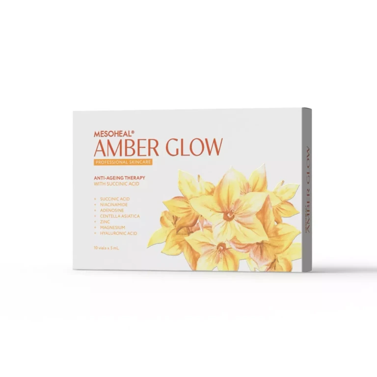Mesoheal Amber Glow Anti-ageing therapy with succinic acid 10vials x 5ml product image for Australian clinic catalogue