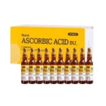 Huons Ascorbic Acid Pure Vitamin C Whitening Glowing Skin Treatment 2ml*50amps