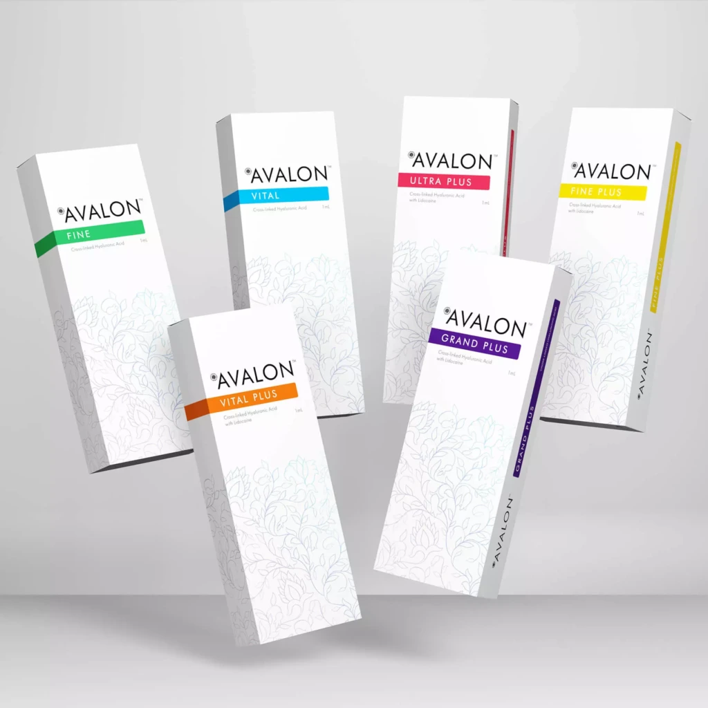 Avalon Fine/Fine Plus/Vital/Vital Plus/Grand Plus/Ultra Plus filler (1box/1 syringe x 1 ml + 2 needles)