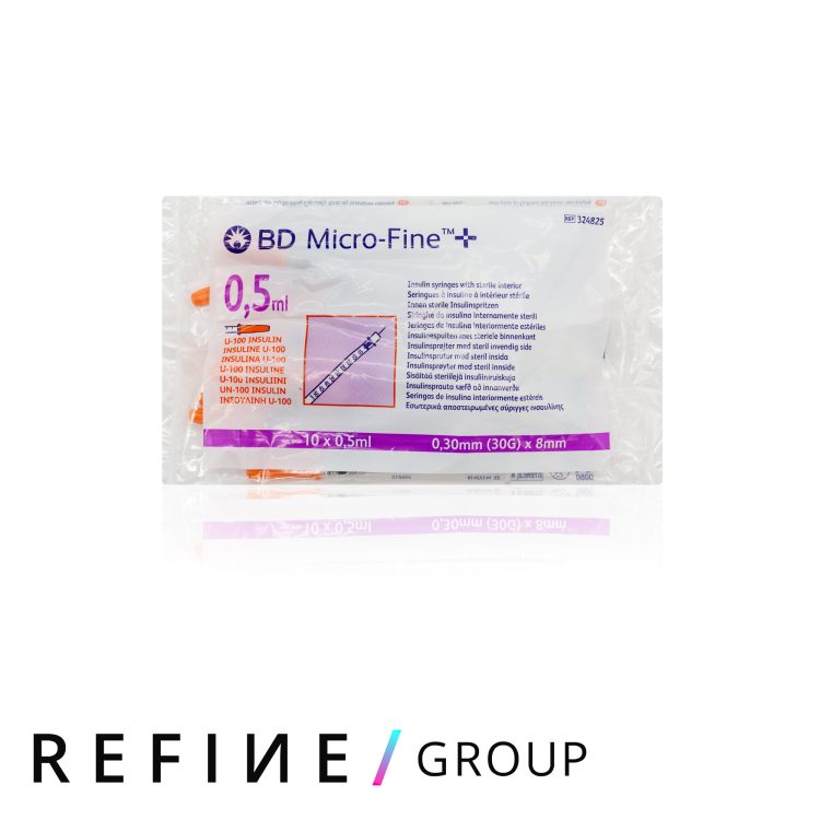 BD Micro-Fine 0.5ml Insulin Syringe with 30G x 8mm Needle (Pack of 10) product image for Australian clinic catalogue