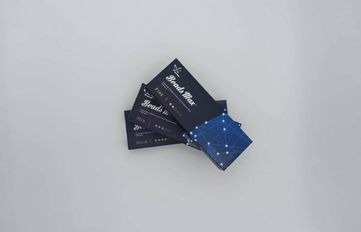 BEADS MAX Fine/Mid/High filler HA with Lidocaine product image for Australian clinic catalogue