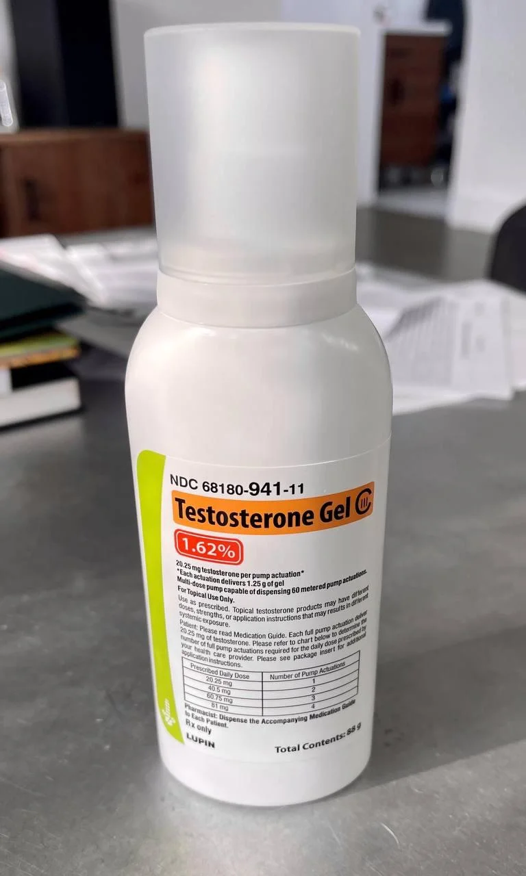 Testosterone Gel 1.62%