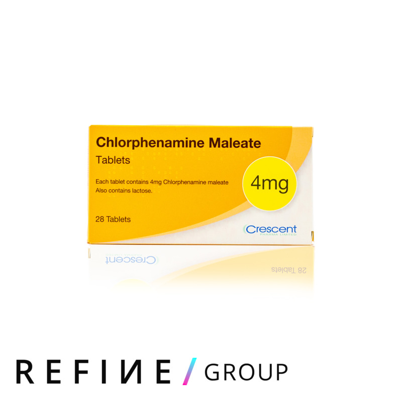 Chlorphenamine Maleate 4mg x28 product image for Australian clinic catalogue