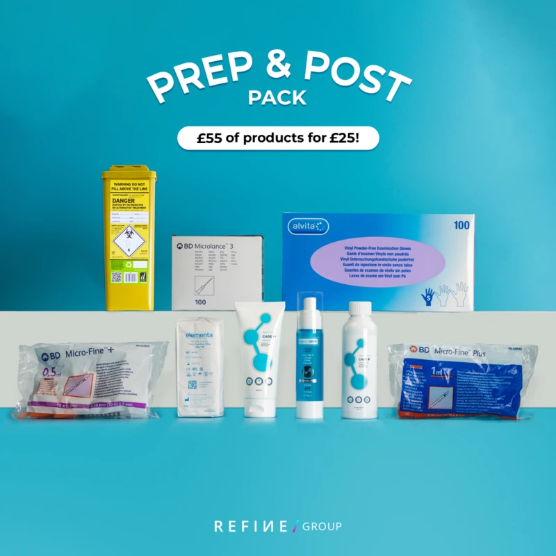 Prep & Post Pack product image for Australian clinic catalogue