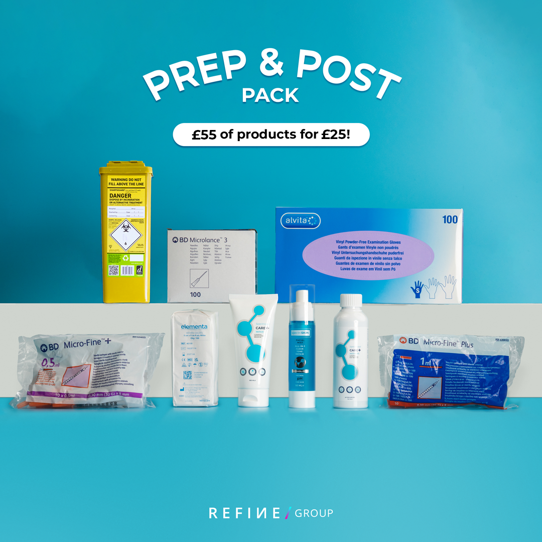 Prep & Post Pack product image for Australian clinic catalogue