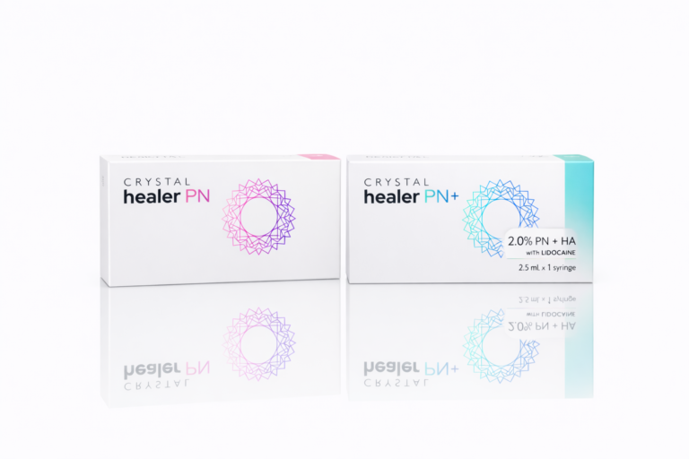 Crystal Healer PN & PN+ Ultimate solutions for skin regeneration product image for Australian clinic catalogue