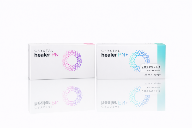 Crystal Healer PN & PN+ Ultimate solutions for skin regeneration product image for Australian clinic catalogue
