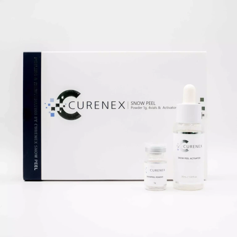 Curenex Snow-Peel with Salmon DNA (Powder 1g x 4 vials; Activator 30ml) product image for Australian clinic catalogue