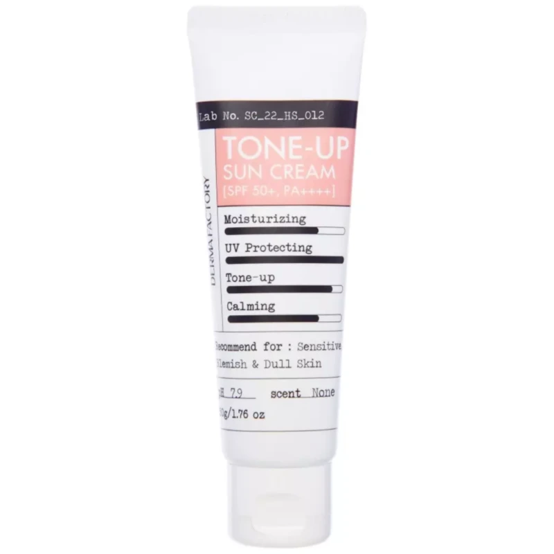 Derma Factory Sunscreen for face with a light toning effect Organic Stone-Up Sun Cream SPF 50+, 50 ml. product image for Australian clinic catalogue
