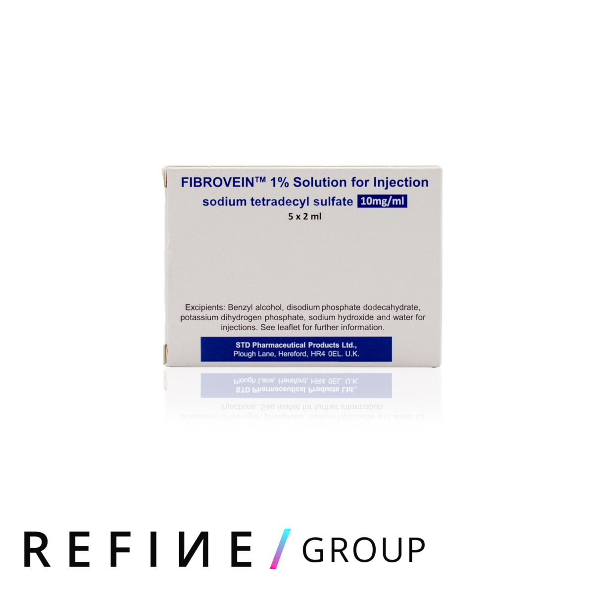 Fibrovein 1% (2ml x5 amps) product image for Australian clinic catalogue