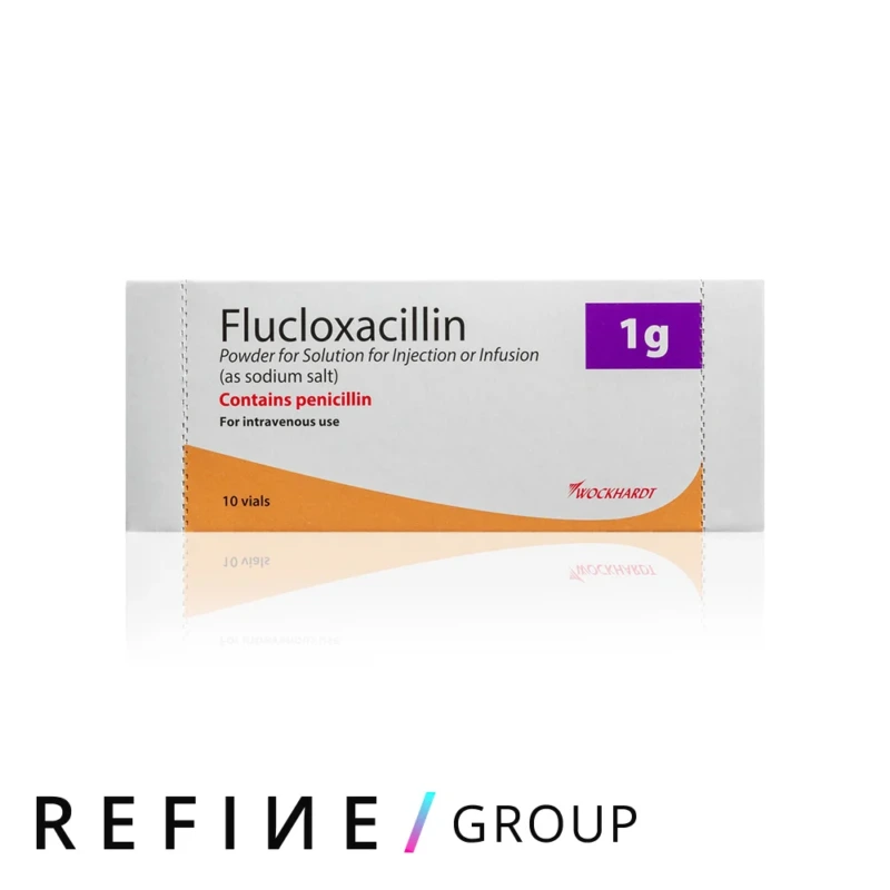 Flucloxacillin 1G vial (Pack of 10) product image for Australian clinic catalogue