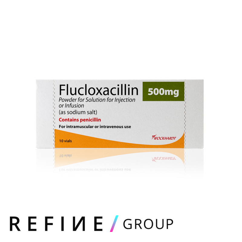 Flucloxacillin 500MG vial (Pack of 10) product image for Australian clinic catalogue