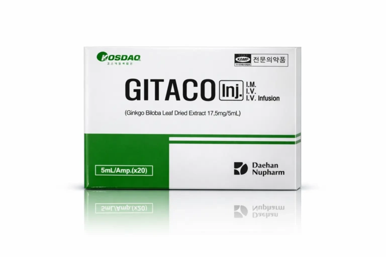 Gingko Gitaco 5ml*20 vials product image for Australian clinic catalogue