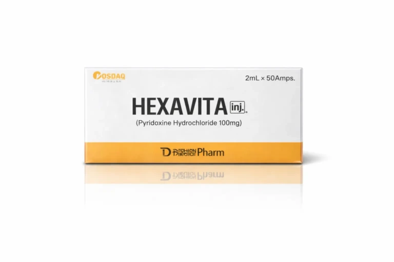 Hexavita Vitamin B6 — Injectable Pyridoxine Hydrochloride, 2 ml Ampoules product image for Australian clinic catalogue
