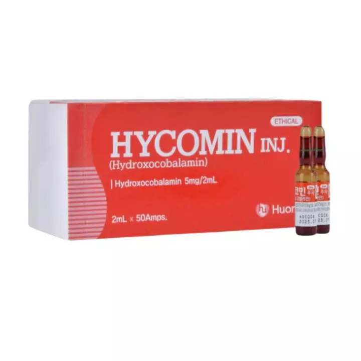 Hycomin inj (B12) Vitamin B12 for injections product image for Australian clinic catalogue