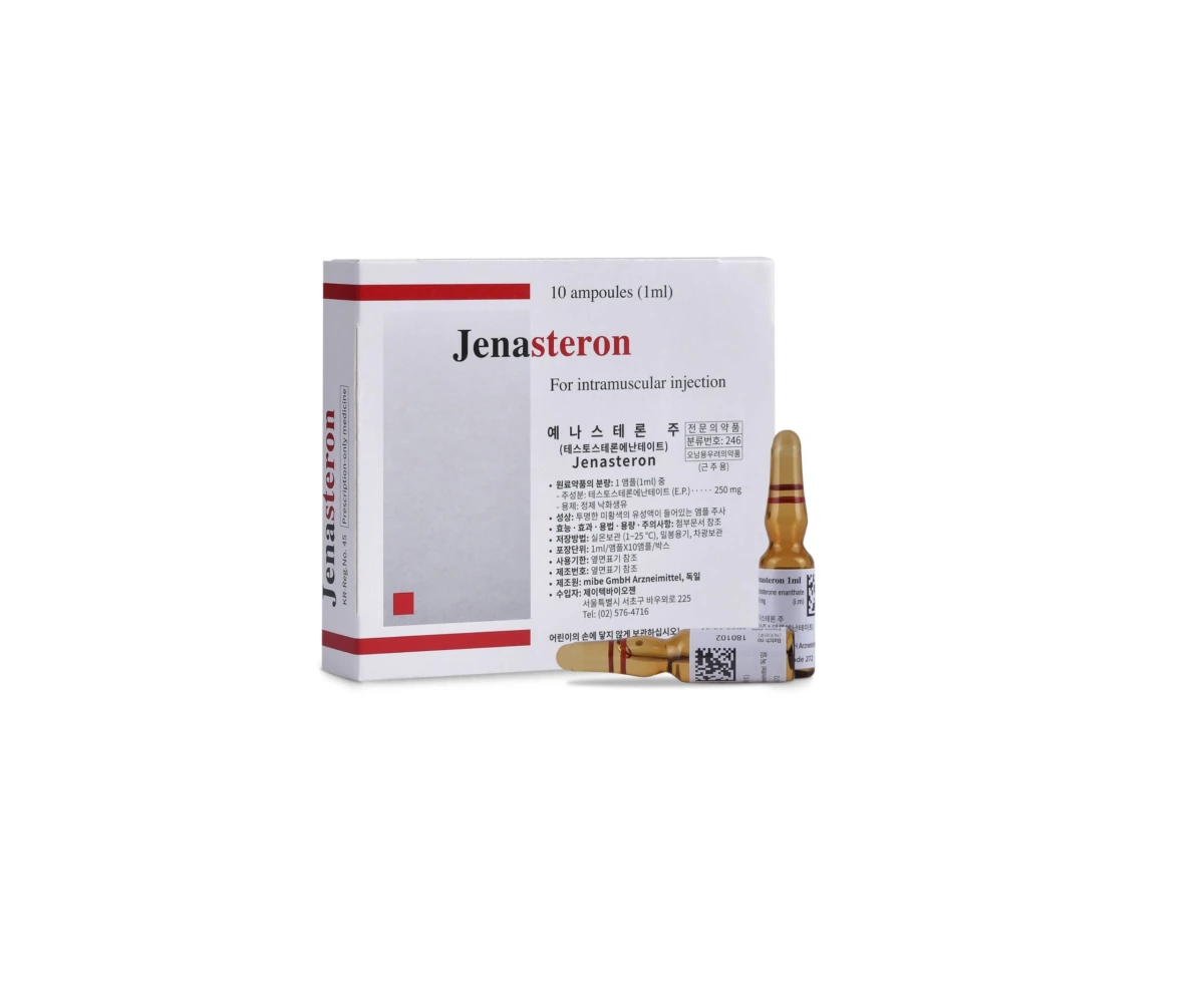 Jenasteron (Jenasteron) 1 mL / 10 A — testosterone injection product image for Australian clinic catalogue