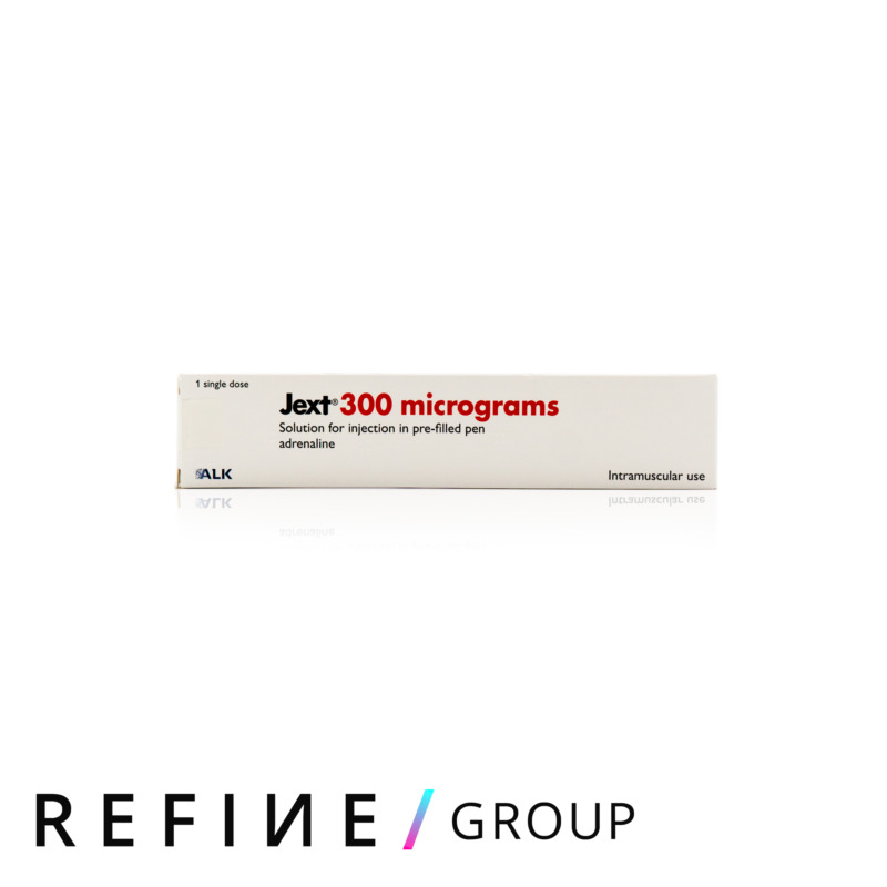 Adrenaline Auto-Injector Jext 300mcg product image for Australian clinic catalogue