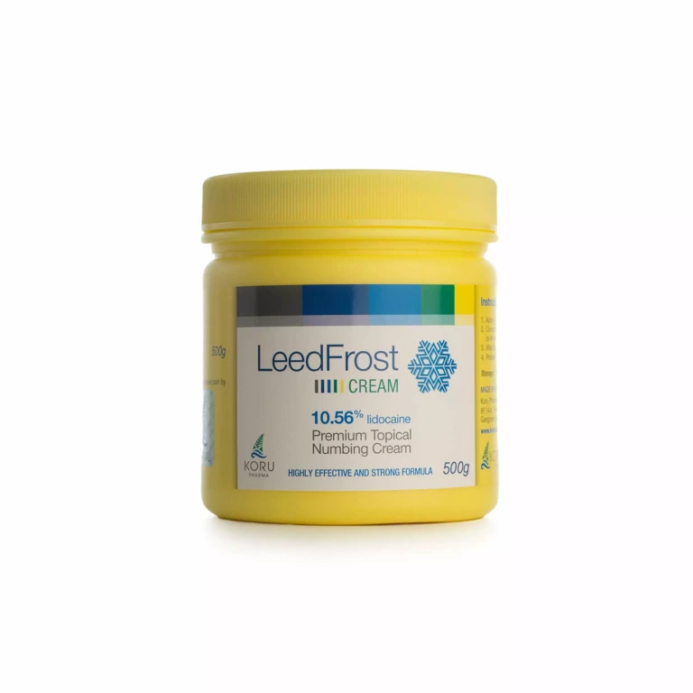 LeedFrost anesthetic cream 500g Lidocaine 10.56% product image for Australian clinic catalogue