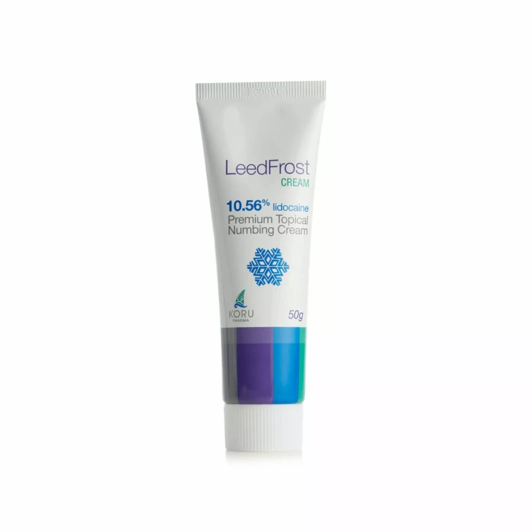 LeedFrost anesthetic cream 50g Lidocaine 10.56% product image for Australian clinic catalogue