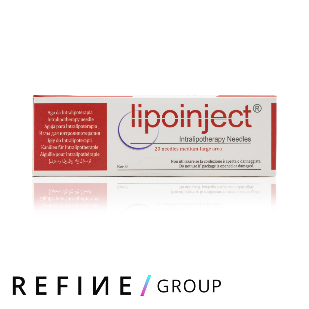 LIPOINJECT 24G INTRALIPOTHERAPY NEEDLES (20 NEEDLES X 100MM)