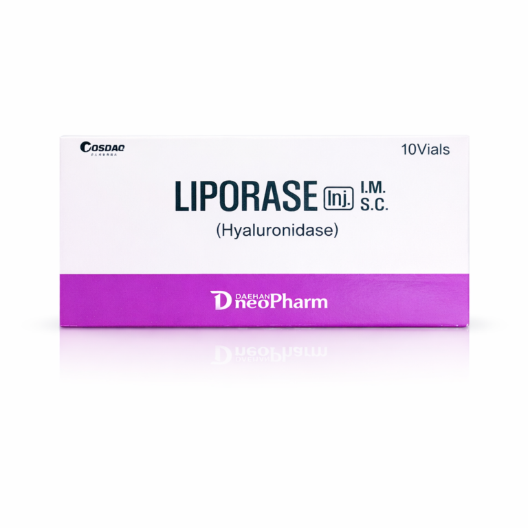 Liporase Fillers dissolver filler dissolver product image for Australian clinic catalogue