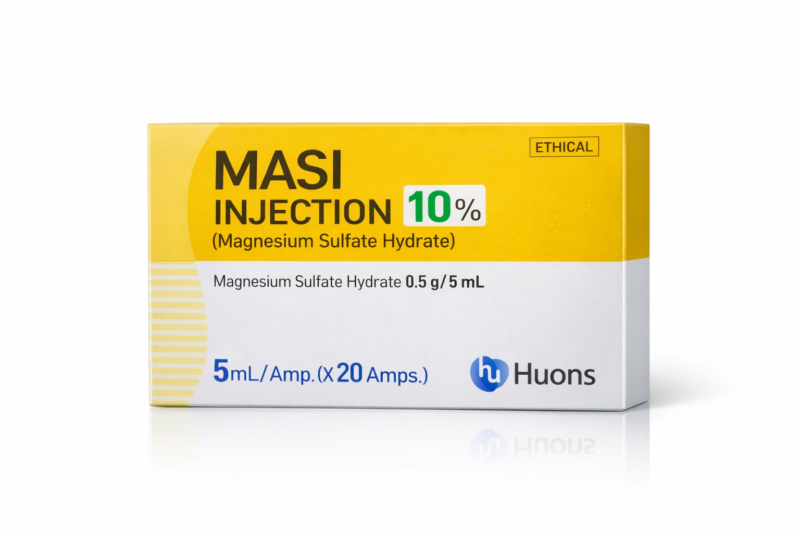 MASI Injection 10%, Magnesium sulfate, 5ml x 20amp product image for Australian clinic catalogue