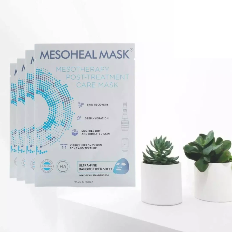 Mesoheal mesotherapy post-treatment care mask product image for Australian clinic catalogue