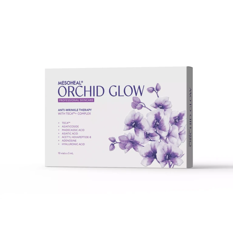Mesoheal Orchid Glow Anti-wrinkle therapy with TECA + Complex 10vials x 5ml product image for Australian clinic catalogue