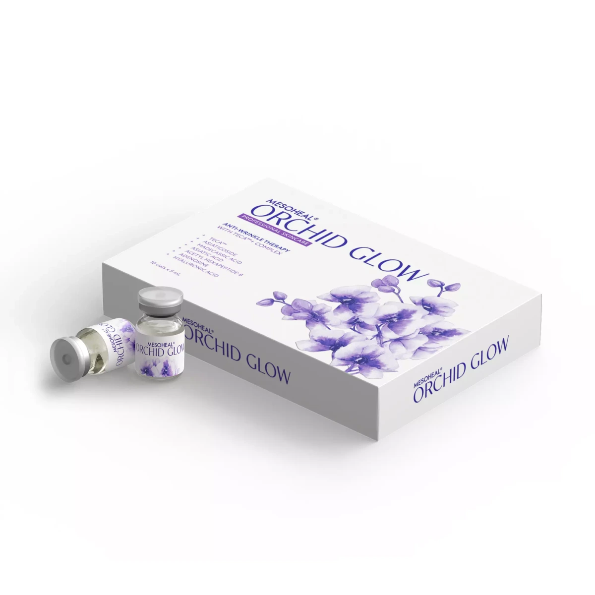 Mesoheal Orchid Glow Anti-wrinkle therapy with TECA + Complex 10vials x 5ml product photo 2