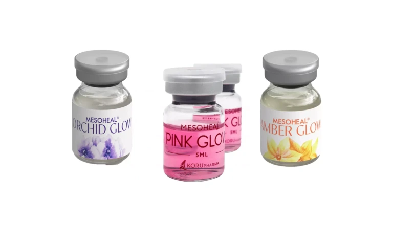 Mesoheal Glow Series mesotherapy (pink+amber+orchid) 3boxes/set product image for Australian clinic catalogue