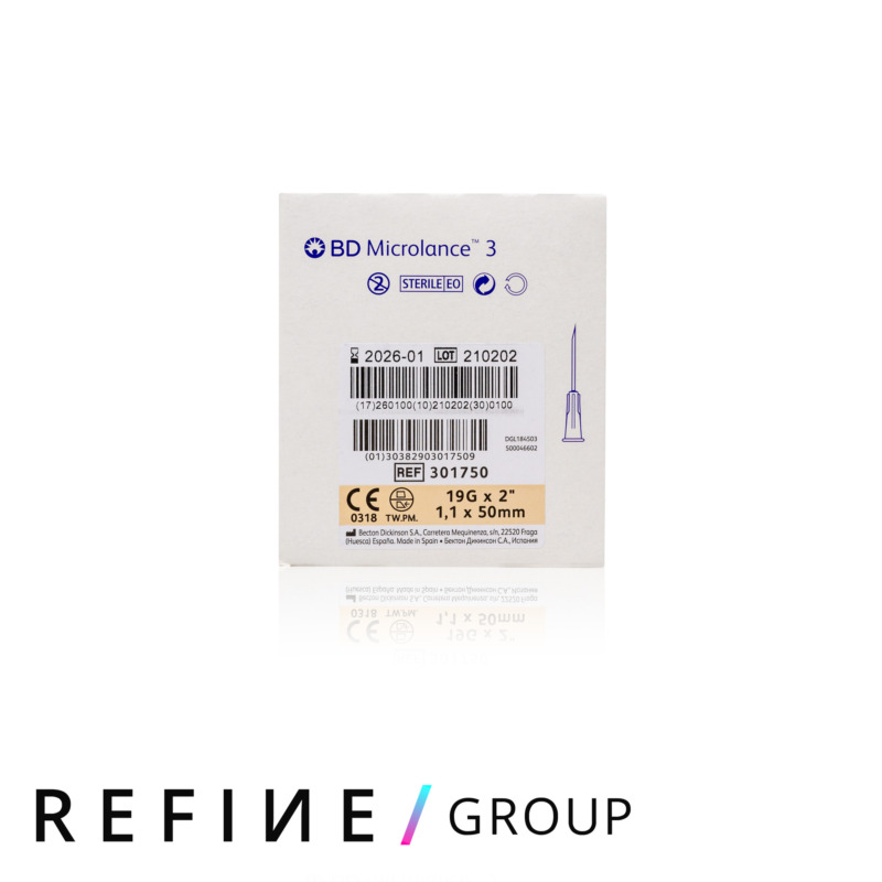 BD Microlance™ Hypodermic Needle, 19 G (cream), 50 mm, 2″ product image for Australian clinic catalogue