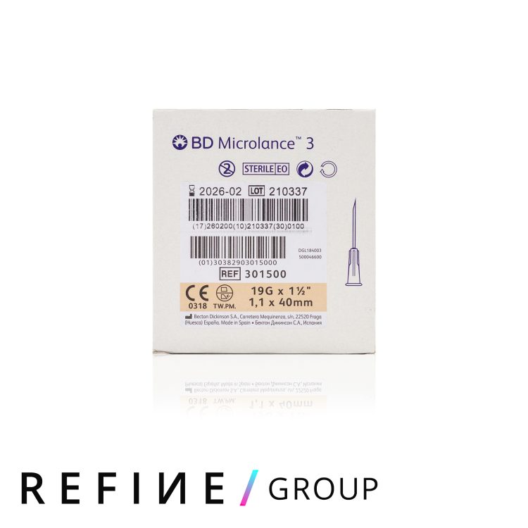 BD Microlance™ Hypodermic Needle, 19 G (cream), 40 mm, 1½” product image for Australian clinic catalogue