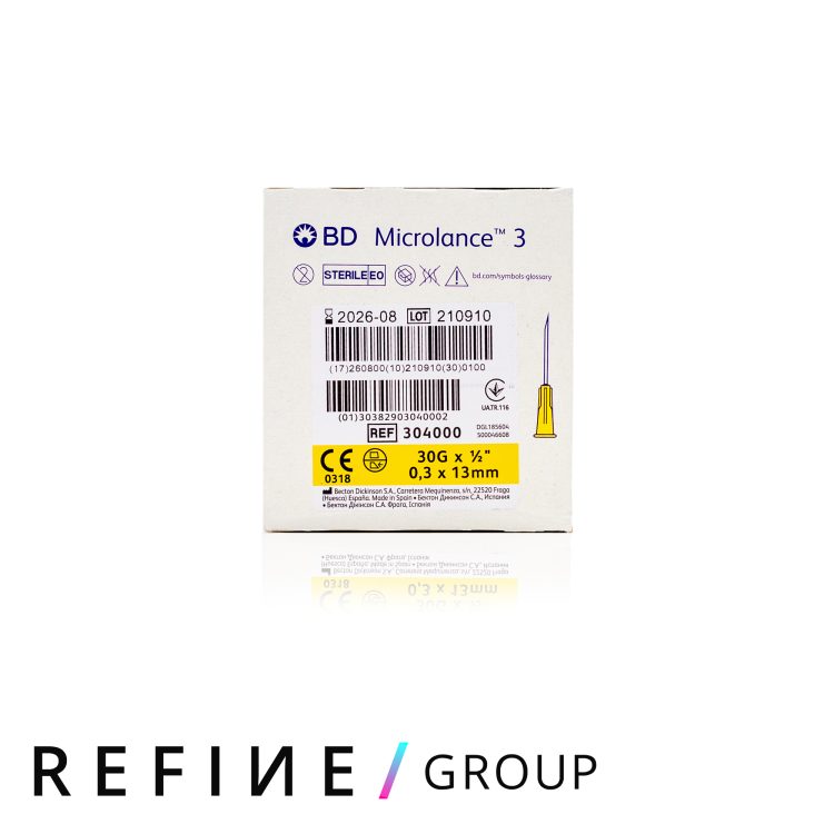 BD Microlance™ Hypodermic Needle, 30 G (yellow), 13 mm½ product image for Australian clinic catalogue