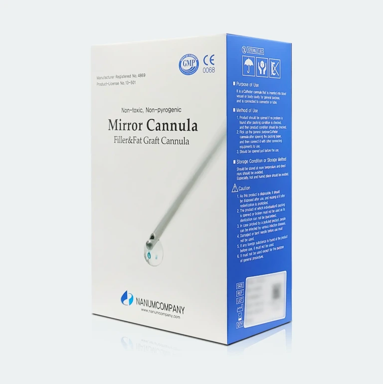 Mirror Cannula Non-toxic, Non-pyrogenic (without pinching needle) 50ea per box product image for Australian clinic catalogue