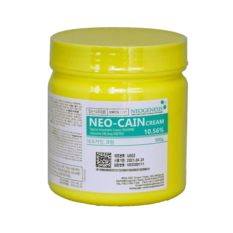 Neo Cain Cream 10,56% 500g product image for Australian clinic catalogue