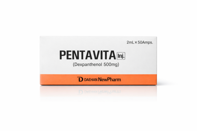 Pentavita Inj. Dexpanthenol 500Mg Buy Online PENTAVITA inj. (Vitamin B5) 2ml x 50amp product image for Australian clinic catalogue