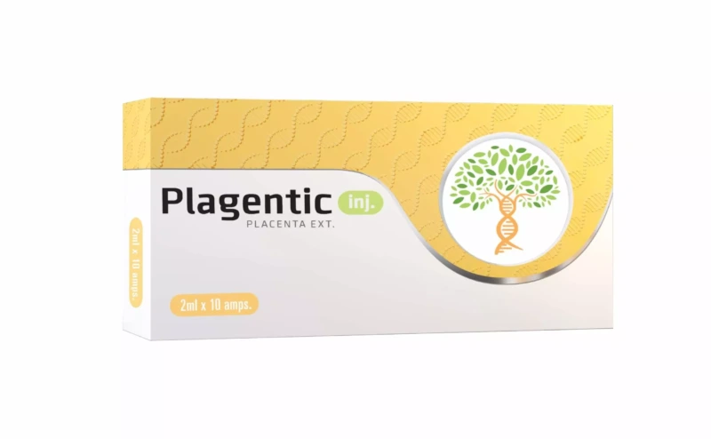 Plagentic 10 Box Koru Pharma E Plagentic inj. 100% highly-purified human placenta extract 2ml product image for Australian clinic catalogue