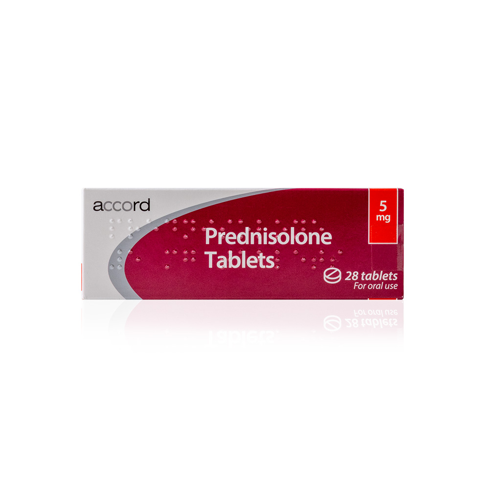 Prednisolone 5mg x 28 Tablets product image for Australian clinic catalogue