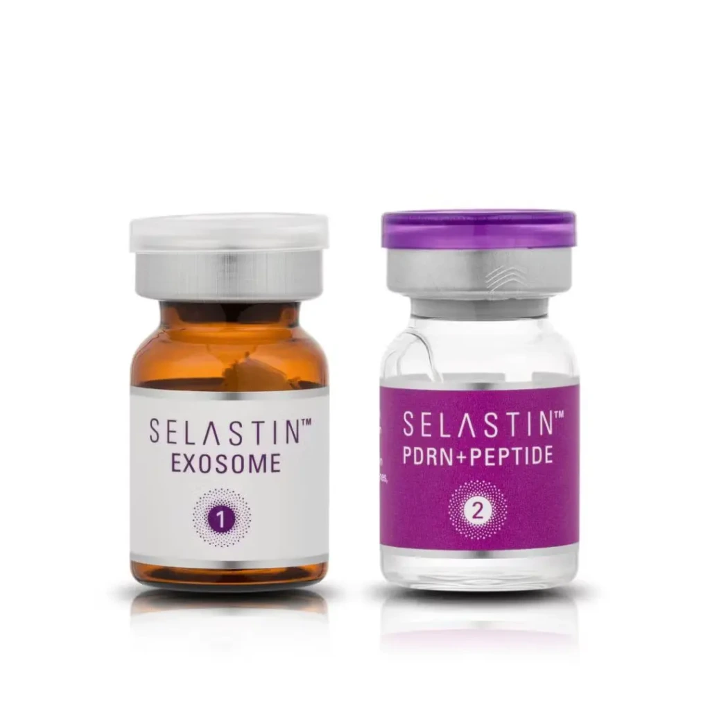 SELASTIN EXO PLUS Exosome + PDRN + Collagen & Peptides -10 vials (100mg x 5vials; 5ml x 5 vials)