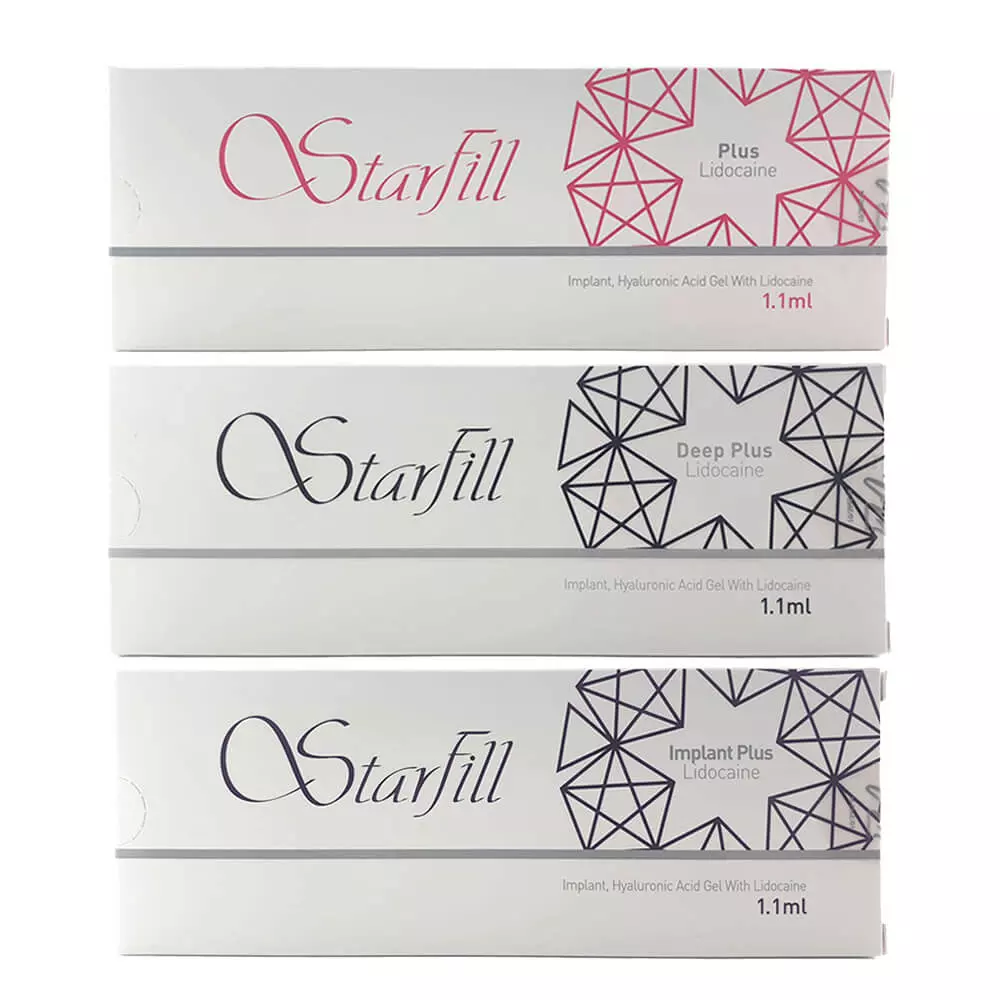 STARFILL Plus/Deep Plus/Implant Plus filler HA with Lidocaine