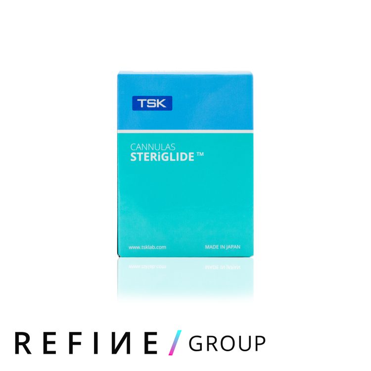 TSK STERiGLIDE Cannula 25G x 50mm (2″) product image for Australian clinic catalogue