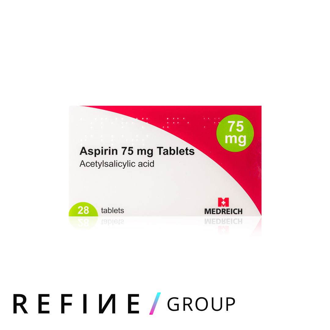 Aspirin 75mg Tablets product image for Australian clinic catalogue
