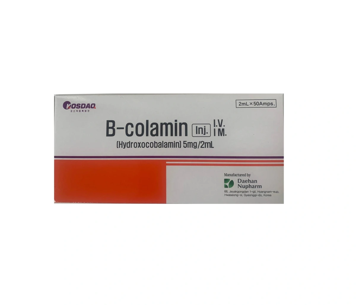 B Colamin B-colamin Vitamin B12, 2ml*50 vials product photo 2