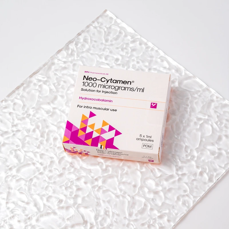 Hydroxocobalamin – B12 Box (1ml x5 amps) product image for Australian clinic catalogue