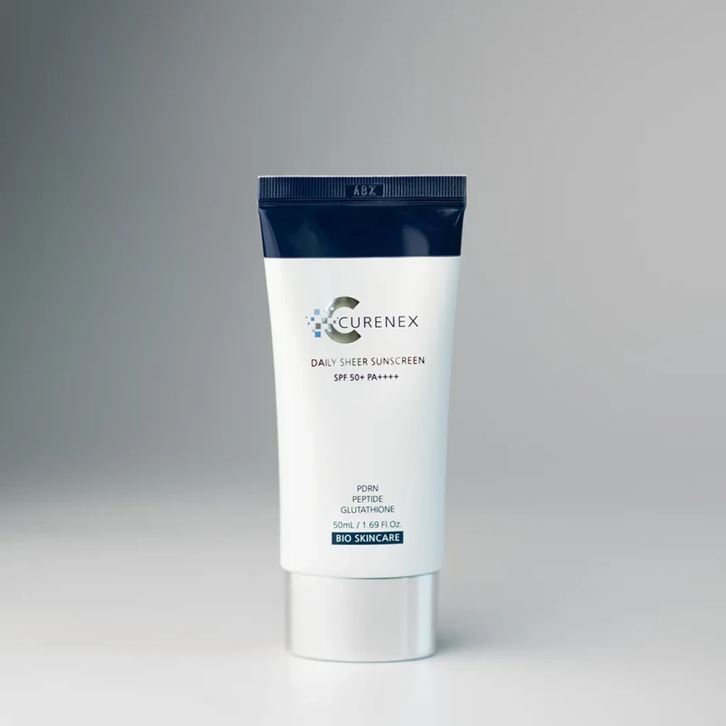 CURENEX DAILY SHEER SUNSCREEN SPF 50+ PA++++ 50ml product image for Australian clinic catalogue