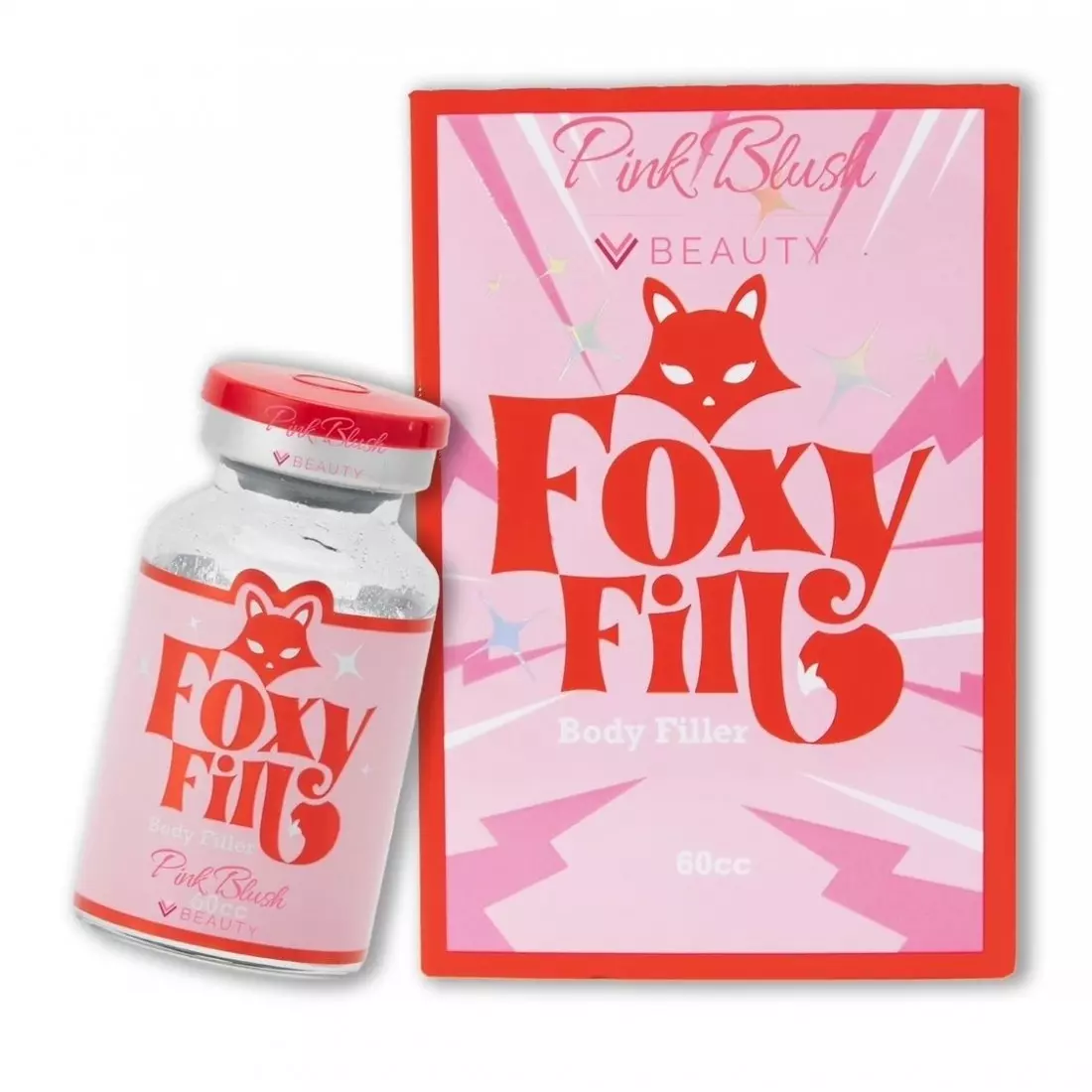 FoxyFill body cross-linked HA filler 60cc/vials product image for Australian clinic catalogue