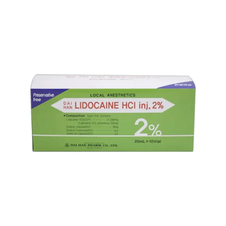 Lidocaine HCI inj 2% 10 vials x 20 ml product image for Australian clinic catalogue