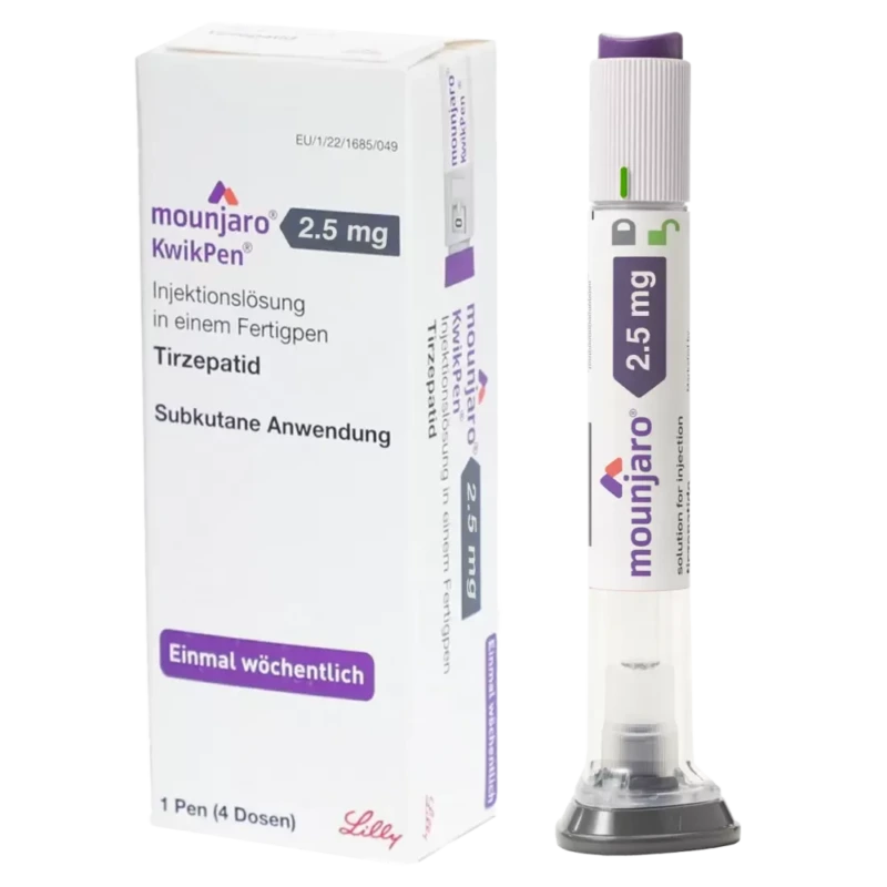 Mounjaro 2.5mg/5mg 1pen (4 dosen) Tirzepatide product image for Australian clinic catalogue