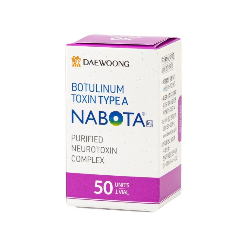 NABOTA 50U Botulinum Toxin Type A product image for Australian clinic catalogue
