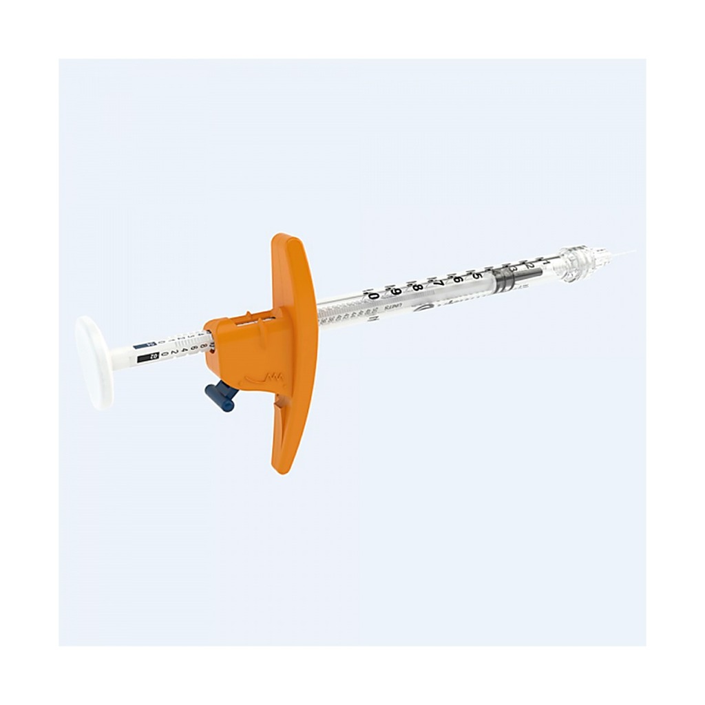 3 Dose Syringe Injector Orange